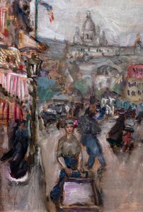 Pariser Landschaft oder Les Batignolles, Detail