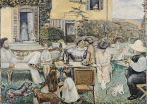 Der bürgerliche Nachmittag, oder Die Terrasse Familie von Pierre Bonnard