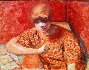 Die orangefarbene Bluse von Pierre Bonnard