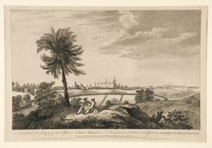 Eine Südostansicht der Stadt New York in Nordamerika von Pierre Charles Canot