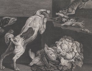 Hunde und Stillleben, 1778