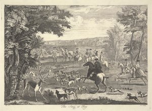 Der Hirsch in der Enge von Pierre Charles Canot