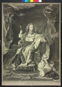 König von Frankreich Ludwig XV