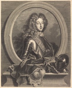 Louis de France, Herzog von Burgund von Pierre Drevet after Hyacinthe Rigaud