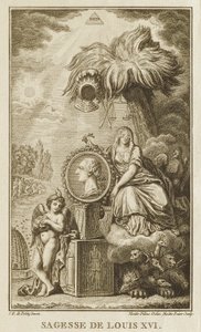 Weisheit von Louis XVI von Pierre Etienne Moitte