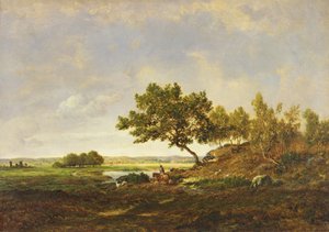 Der Teich am Fuße des Hügels, ca. 1848-55