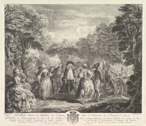 Le Carnaval du Parnasse, 1761-62 von Pierre François Basan