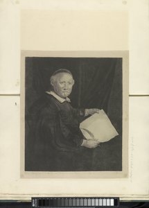 Porträt des Schreibmeisters Lieven Willemsz. van Coppenol: große Platte (Serie: Sammlung von fünfundachtzig Originaldrucken)