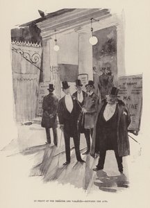 Vor dem Théâtre des Variétés, zwischen den Akten von Pierre Georges Jeanniot