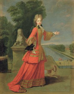 Marie-Adelaide de Savoie (1685-1712) in Jagdkleidung, ca. 1704