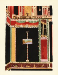 Tablinum im Haus von Marcus Lucretius Fronto, Pompeji von Pierre Gusman