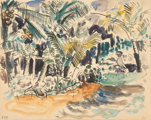 Landschaft mit Palmen