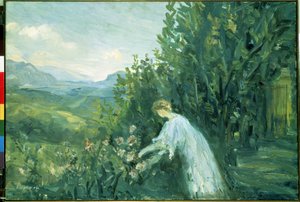 Dame im Garten von Pierre Laprade
