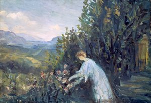 Dame im Garten, 1909-1911