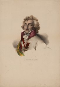 Porträt von Charles-Joseph, Prinz de Ligne 1735-1814, 1825