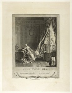 Das Boudoir, aus Monument du Costume Physique et Moral de la fin du Dix-huitième siècle