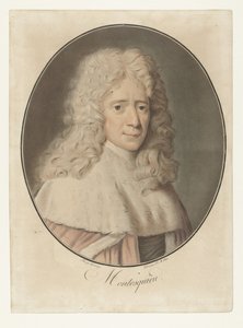 Porträt von Charles de Montesquieu (Sammlung der großen Männer)