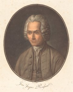Jean Jacques Rousseau von Pierre Michel Alix after Jean François Garnerey