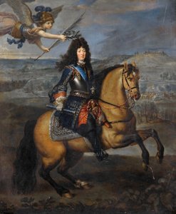 Reiterporträt von Ludwig XIV. bei der Belagerung von Namur