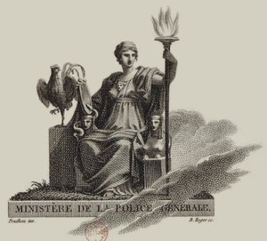 Ministerium der allgemeinen Polizei - Emblem von Pierre Paul Prud