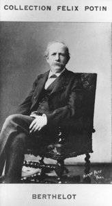 Pierre Eugene Marcellin Berthelot, französischer organischer Chemiker und Politiker, ca. 1885