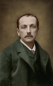 Porträt des französischen Komponisten Edmond Audran (1840/1842-1901) Fotografie von Pierre Petit, um 1886