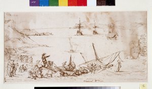 Einschiffung von Truppen in der Bucht von La Ciotat