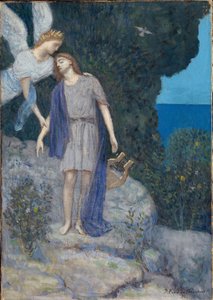 "Der Dichter und seine Muse" von Pierre Puvis de Chavannes