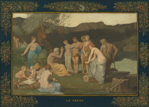 Ruhe von Pierre Puvis de Chavannes