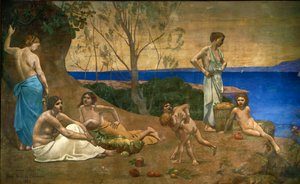 Süßes Land von Pierre Puvis de Chavannes