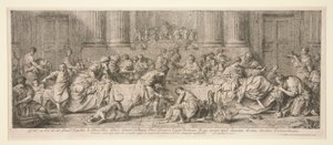La Madeleine aux pieds de Jésus (Das Gastmahl im Hause des Simon des Pharisäers) von Pierre Subleyras