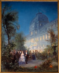 Nachtfest in den Tuilerien am 10. Juni von Pierre Tetar van Elven