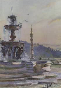 Frascati, Brunnen von Paul V, Villa Mondragone