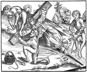 Das Kind Richard von Pontoise, von Juden gekreuzigt von Pierre Wolgmuth