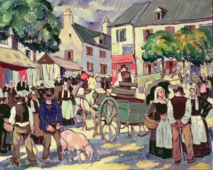 Markttag in der Bretagne