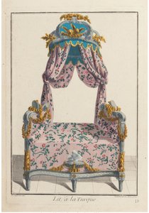 Lit à la Turque, um 1788 von Pierre de La Mesangere