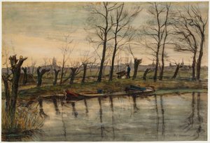 Bauer kehrt auf die Felder zurück, ca. 1900 von Piet Mondrian