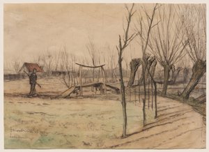 Landschaft bei Loosduinen von Piet Mondrian