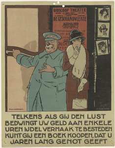 Portier vor einem Kino