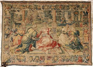 Mark Anton und Kleopatra Wandteppich