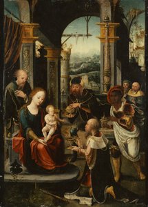 Die Anbetung der Könige von Pieter (attr. to) Coecke van Aelst