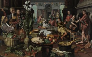 Christus im Haus von Maria und Martha von Pieter Aertsen