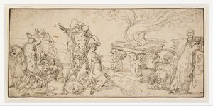 Das Opfer der Iphigenie von Pieter Aertsen