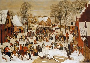 Winterszene mit dem Massaker der Unschuldigen