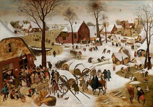 Die Volkszählung in Bethlehem, frühes 17. Jahrhundert