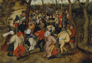 Der Hochzeitsreigen von Pieter Brueghel the Younger
