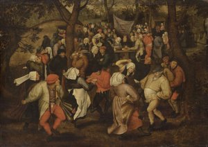 Der Hochzeitsreigen von Pieter Brueghel the Younger