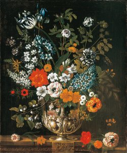 Mai, aus Die zwölf Monate der Blumen, ein Blumenkalender von Stillleben von Pieter Casteels