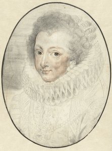 Porträt von Elisabeth, Gemahlin von Philipp IV. von Spanien von Pieter Claesz. Soutman