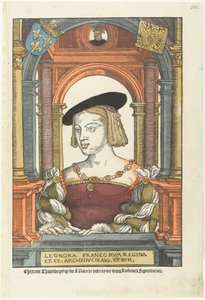 Porträt von Eleonore von Österreich 1498-1558